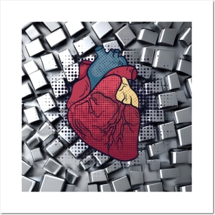 Fractured Heart Posters and Art